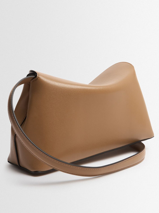 Toteme T-Lock palmellata leather clutch