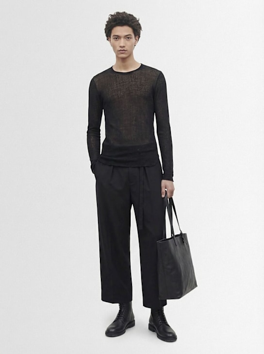 Ann Demeulemeester Danny leather ankle boots