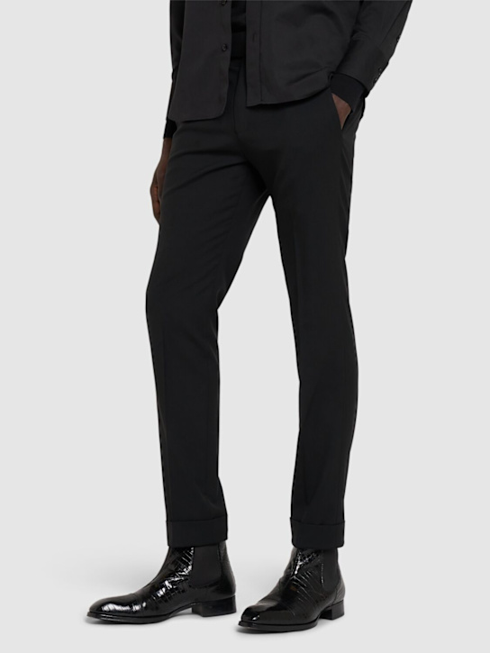 Tom Ford Shiny croc embossed Chelsea boots