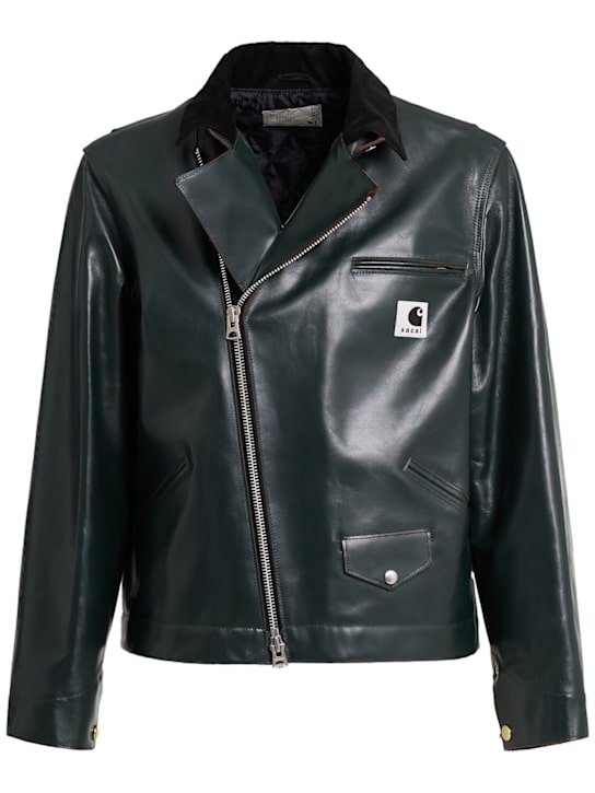 Sacai Carhartt WIP leather jacket