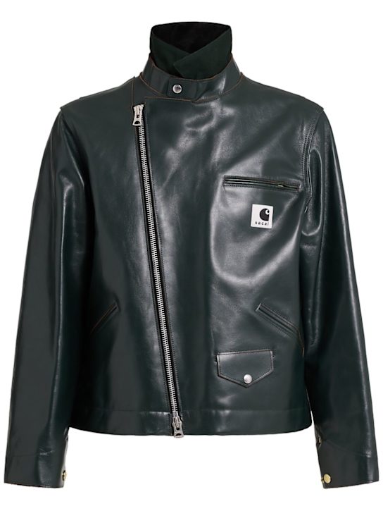 Sacai Carhartt WIP leather jacket 5 Sacai Carhartt WIP leather jacket