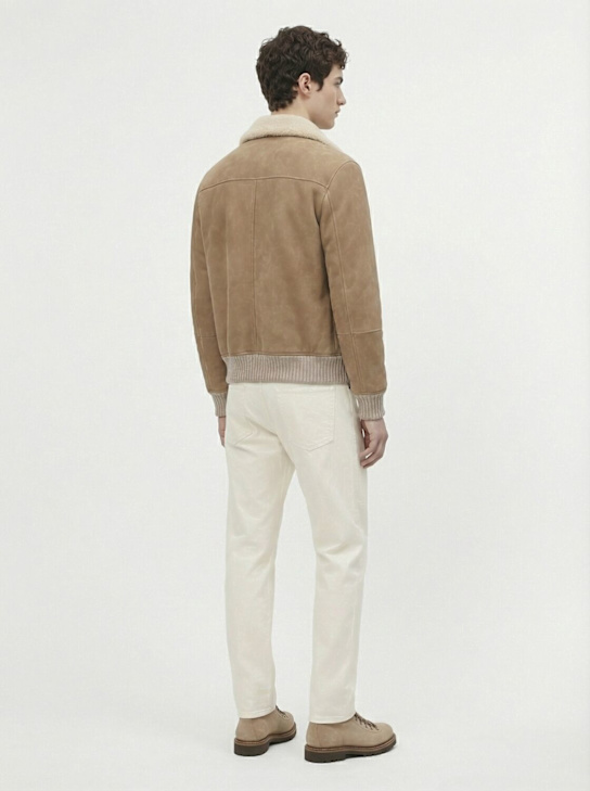 Brunello Cucinelli Dyed cotton gabardine pants 3 Brunello Cucinelli Dyed cotton gabardine pants