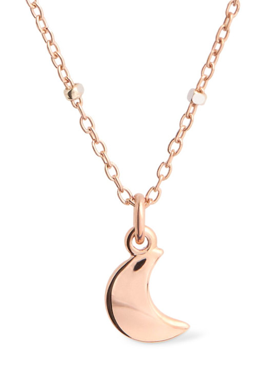 DoDo 9kt Rose gold Mini Moon collar necklace