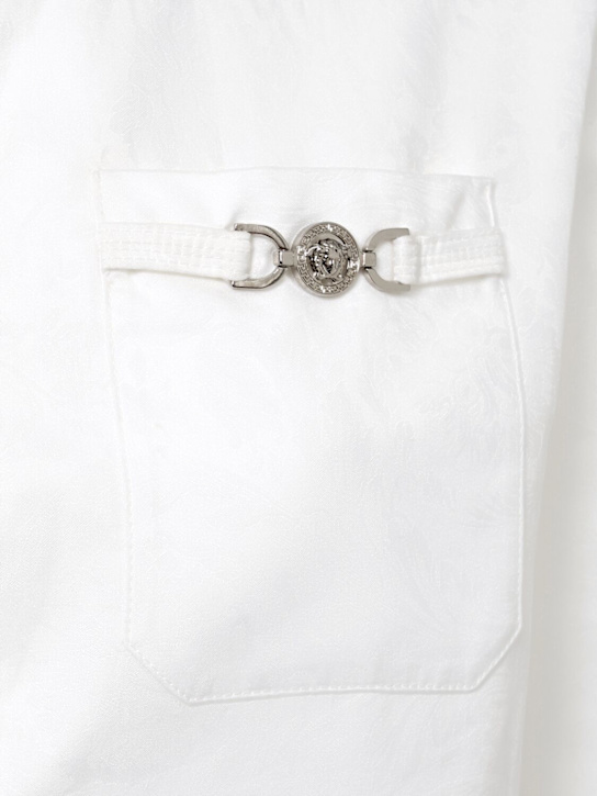 Versace Cotton poplin crop shirt 5 Versace Cotton poplin crop shirt