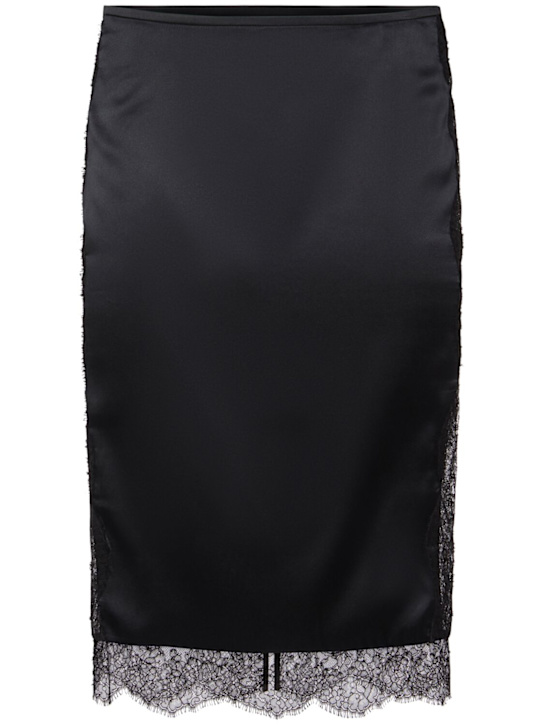 Tom Ford Stretch crepe satin midi skirt