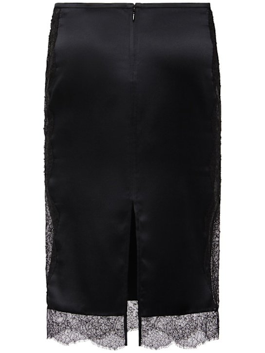 Tom Ford Stretch crepe satin midi skirt 4 Tom Ford Stretch crepe satin midi skirt