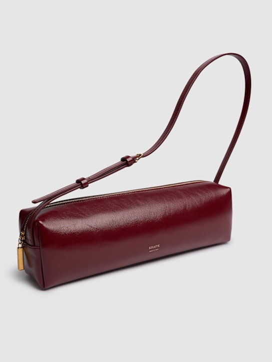 Khaite Kye crackled patent leather shoulder bag 3 Khaite Kye crackled patent leather shoulder bag