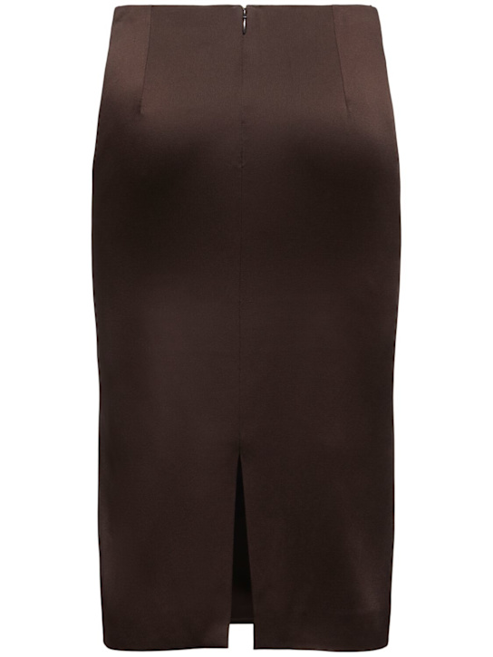 Tom Ford Crepe envers satin midi pencil skirt 4 Tom Ford Crepe envers satin midi pencil skirt