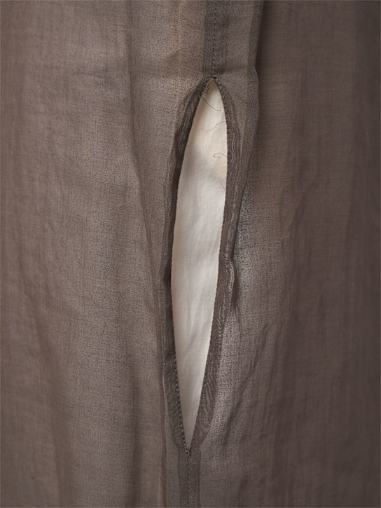 The Row Zaira cotton organza long skirt