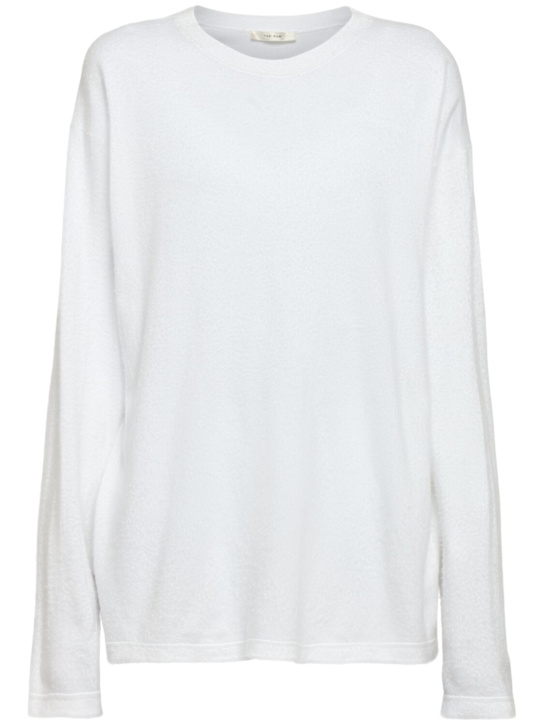 The Row Kabira long sleeve cotton t-shirt