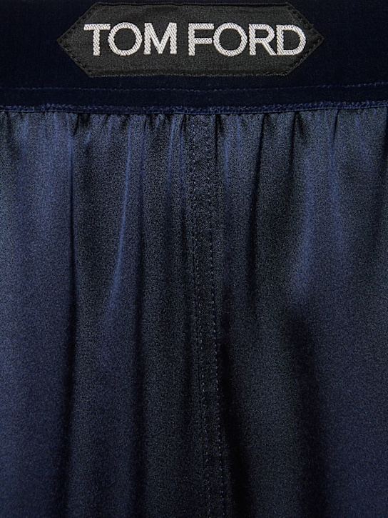 Tom Ford Logo silk satin pajama pants 5 Tom Ford Logo silk satin pajama pants