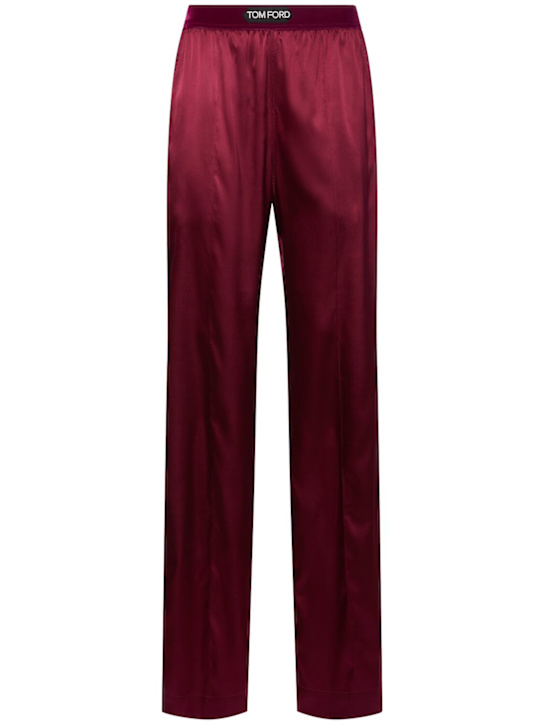 Tom Ford Logo silk satin pajama pants 6 Tom Ford Logo silk satin pajama pants