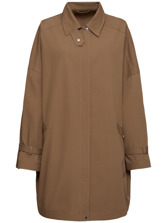 Toteme Oversize organic cotton trench coat