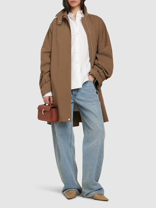 Toteme Oversize organic cotton trench coat