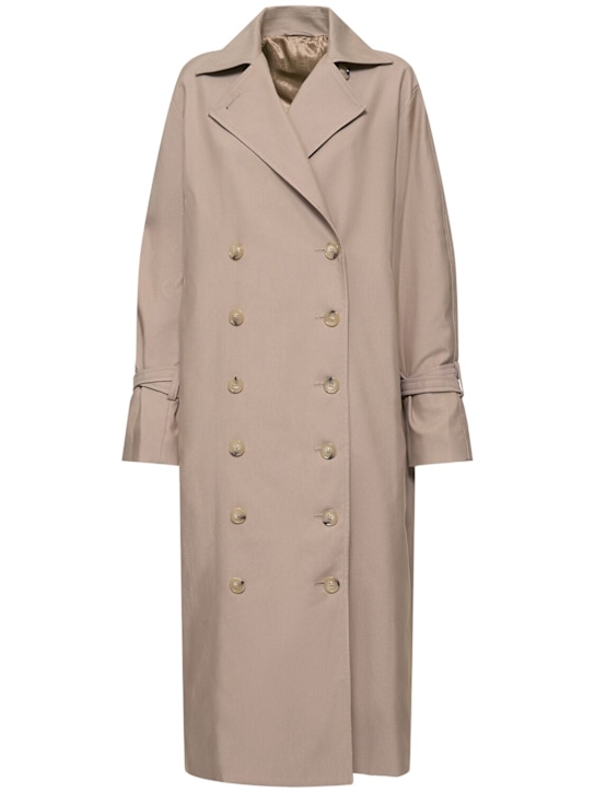 Toteme Signature long gabardine trench coat
