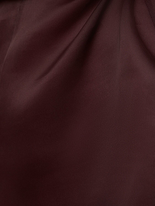 Khaite Toma compact organza mini dress