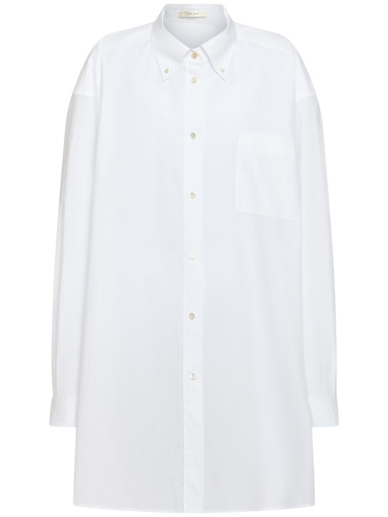The Row Victoria oversize cotton poplin shirt
