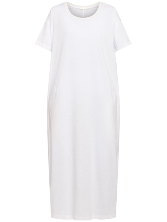 The Row Rakira short sleeve cotton midi dress