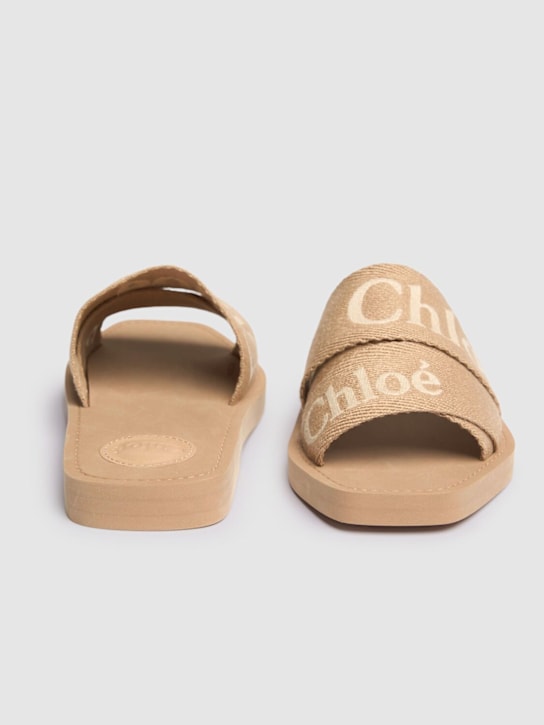 Chloé 10mm Woody linen flats