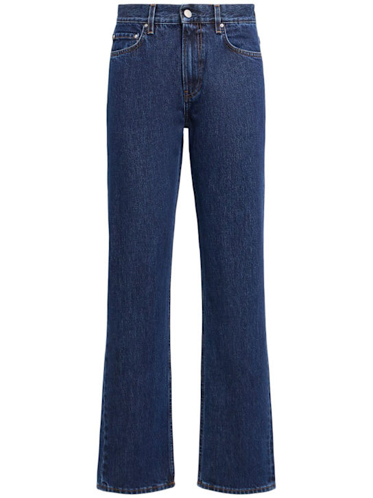 Toteme Low rise straight cotton denim jeans
