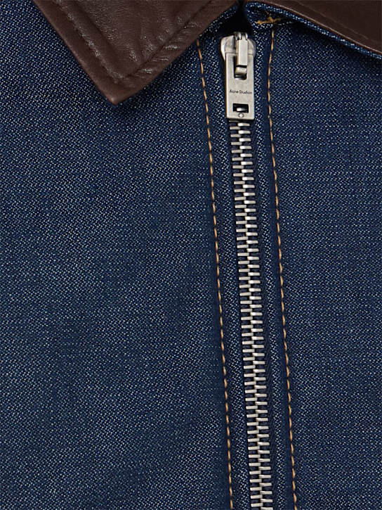 Acne Studios Indigo denim workwear jacket 3 Acne Studios Indigo denim workwear jacket