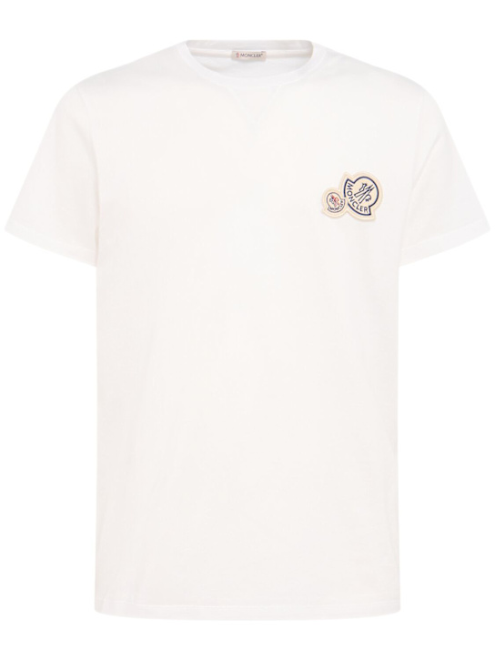 Moncler Double logo patch cotton t-shirt