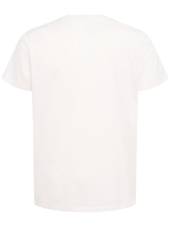 Moncler Double logo patch cotton t-shirt 4 Moncler Double logo patch cotton t-shirt