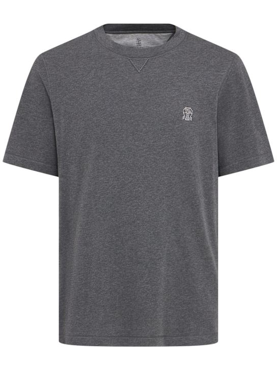 Brunello Cucinelli Brunello Cucinelli logo cotton t-shirt