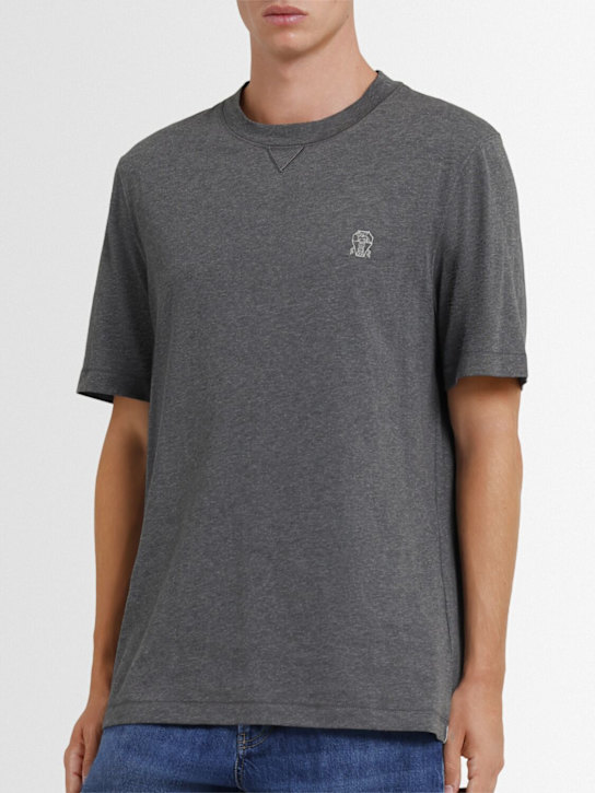 Brunello Cucinelli Brunello Cucinelli logo cotton t-shirt