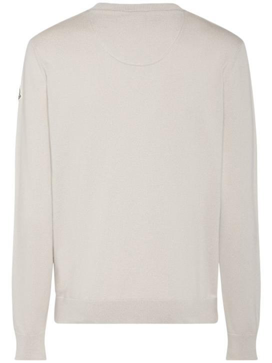 Moncler Embroidered monogram cotton sweater 4 Moncler Embroidered monogram cotton sweater