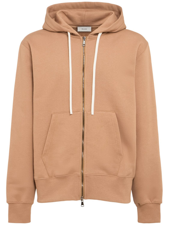 The Core Full-zip cotton sweatshirt hoodie