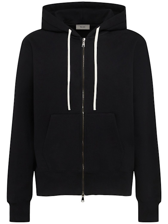 The Core Full-zip cotton sweatshirt hoodie