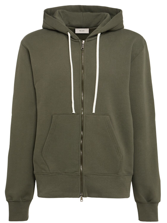 The Core Full-zip cotton sweatshirt hoodie