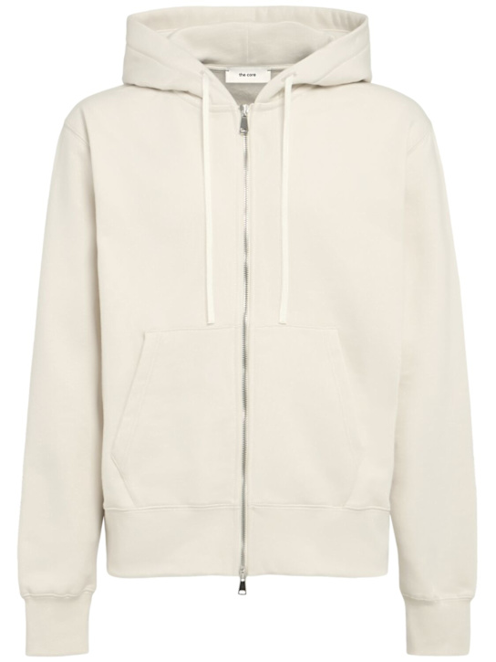 The Core Full-zip cotton sweatshirt hoodie