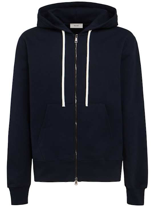 The Core Full-zip cotton sweatshirt hoodie