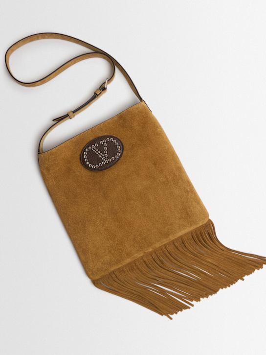 Valentino Garavani Vlogo suede crossbody bag 4 Valentino Garavani Vlogo suede crossbody bag