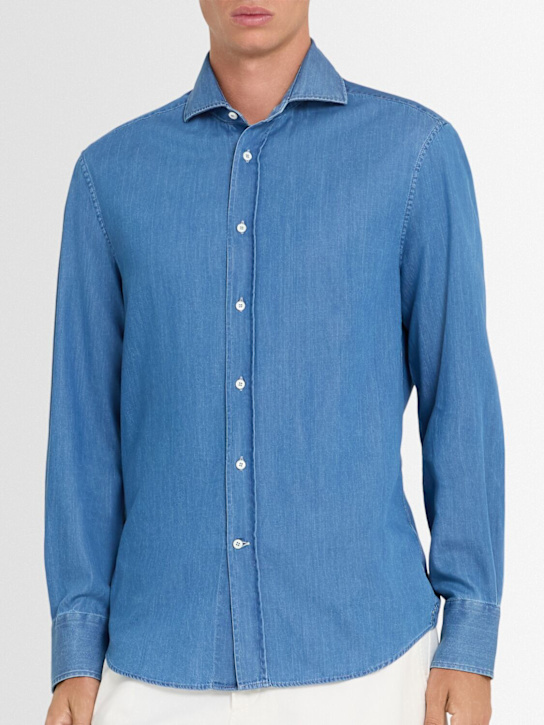 Brunello Cucinelli Cotton denim shirt 3 Brunello Cucinelli Cotton denim shirt