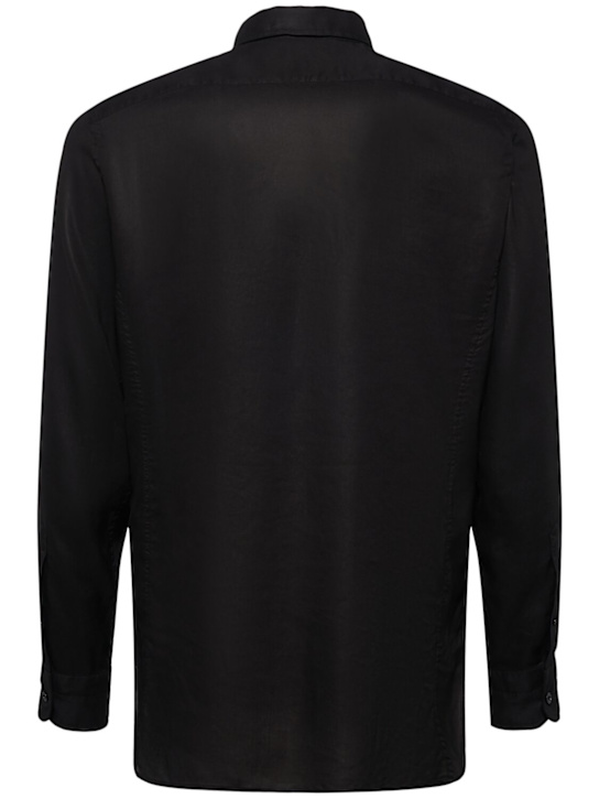 Tom Ford Fluid gabardine slim fit shirt 10 Tom Ford Fluid gabardine slim fit shirt