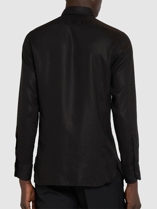 Tom Ford Fluid gabardine slim fit shirt 9 Tom Ford Fluid gabardine slim fit shirt
