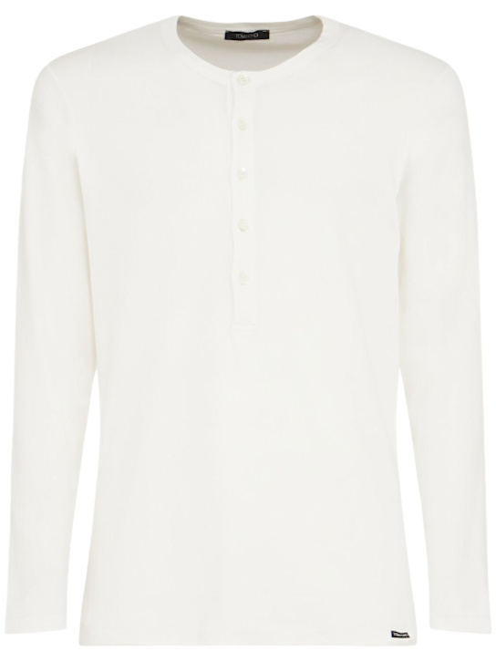Tom Ford Henley long sleeve jersey t-shirt 8 Tom Ford Henley long sleeve jersey t-shirt