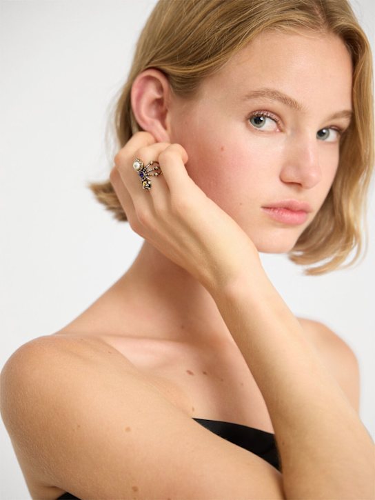 McQueen Spider brass ring