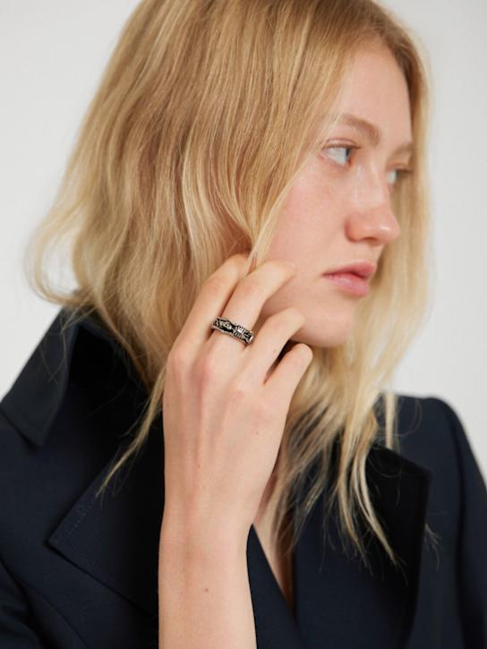 McQueen Dancing metal skeleton ring