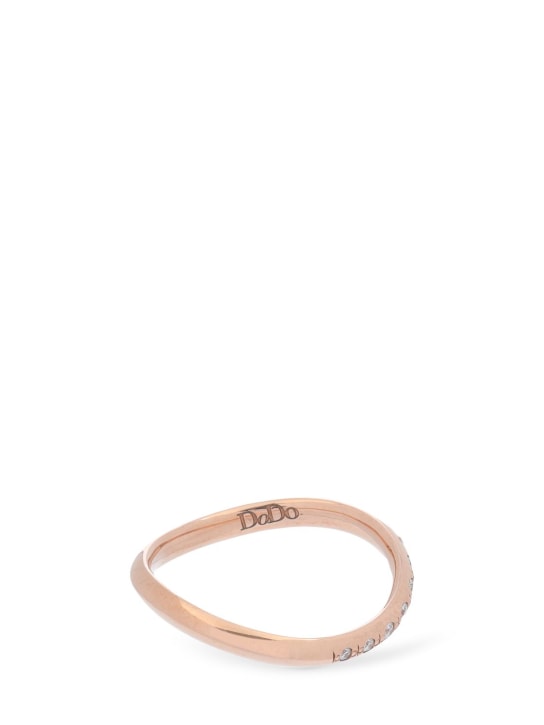 DoDo 9kt Rose gold & diamond Essential ring 4 DoDo 9kt Rose gold & diamond Essential ring