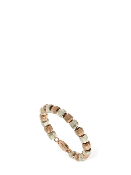 DoDo Granelli 9KT rose gold & silver ring