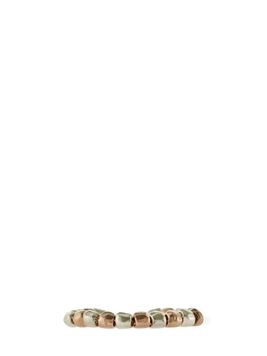 DoDo Granelli 9KT rose gold & silver ring 3 DoDo Granelli 9KT rose gold & silver ring