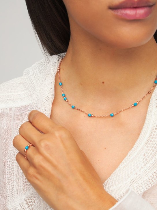 DoDo Granelli 9kt gold & ceramic ring