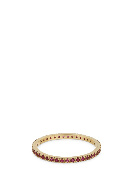 Vanzi Annagreta thin 18kt gold & ruby ring 3 Vanzi Annagreta thin 18kt gold & ruby ring
