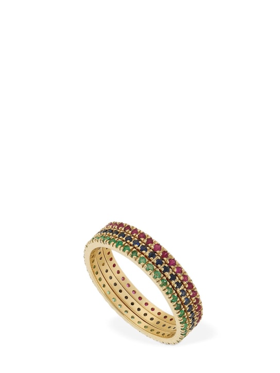 Vanzi Annagreta thin 18kt gold & ruby ring 4 Vanzi Annagreta thin 18kt gold & ruby ring