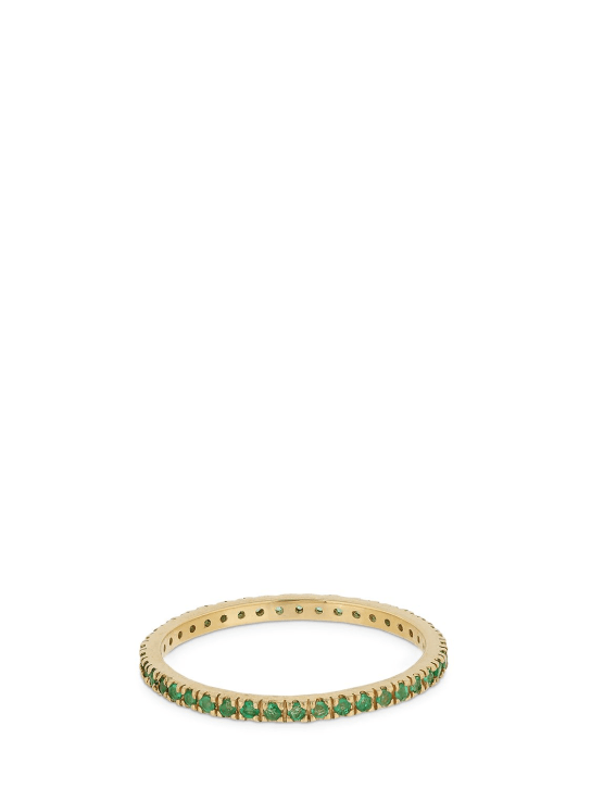 Vanzi Annagreta thin 18kt gold & emerald ring 3 Vanzi Annagreta thin 18kt gold & emerald ring