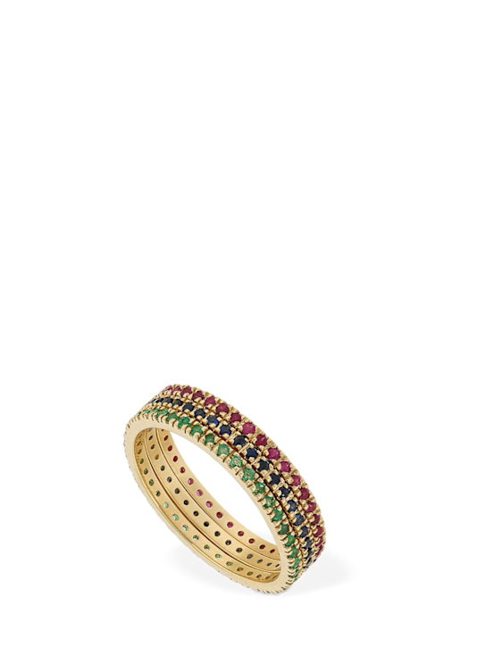 Vanzi Annagreta thin 18kt gold & emerald ring 4 Vanzi Annagreta thin 18kt gold & emerald ring